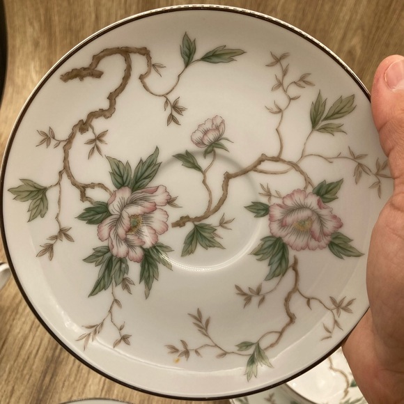 1 NORITAKE CHINA JAPAN 5502 CHATHAM CUP TEA AND SAUCER - Picture 9 of 14